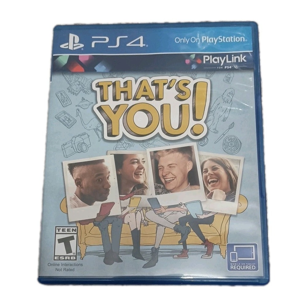 That's You! Sony PlayStation 4 PS4 2017 Trivia Game PlayLink No Manual